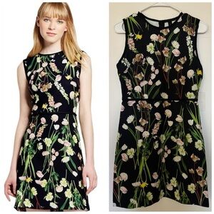 Victoria Beckham for Target Black Floral Dress Small NWT